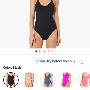 La Blanca Women's Standard Island Goddess Scoop Front One Piece Swimsuit size 14